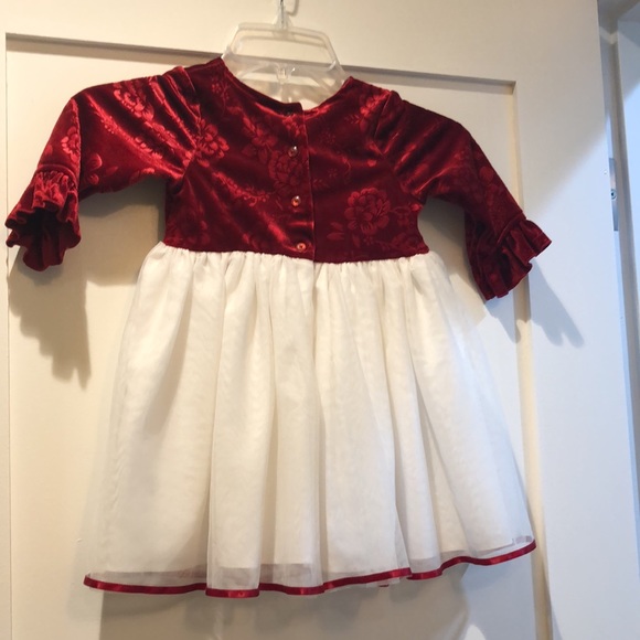 🥳Pastourelle velour and crinoline dress size 2T - Picture 5 of 8